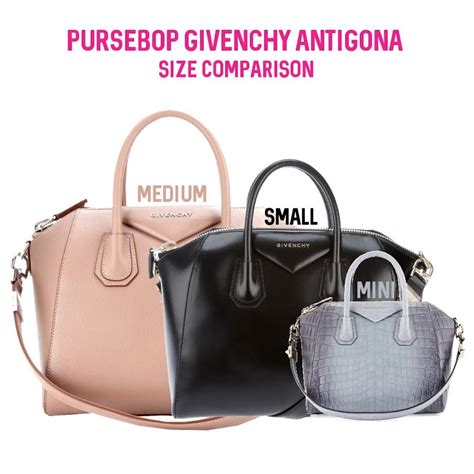 givenchy antigona small size in cm